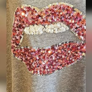 TORRID Sequined Appliquè Off Shoulder Sweatshirt